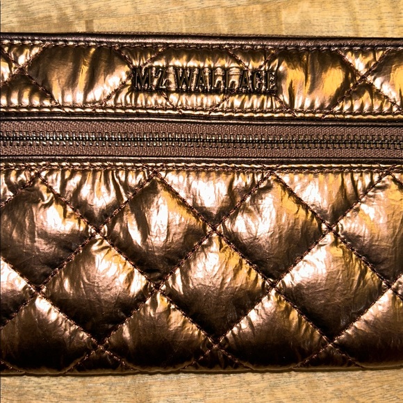 MZ Wallace Metallic Lacquer Crosby Long Wallet - Copper - Picture 4 of 14